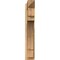 Ekena Millwork Merced Rough Sawn Arts and Crafts Outlooker, Western Red Cedar, 6"W x 28"D x 36"H OUT06X28X36MRC03RWR - alternate 3